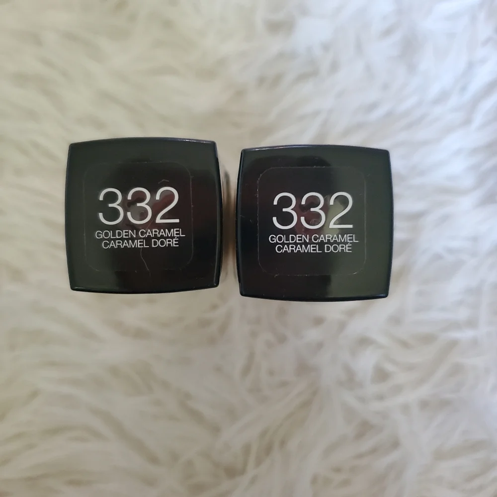 2 PACK Maybelline Fit Me Foundation Matte + Poreless Shade 332 Golden Caramel